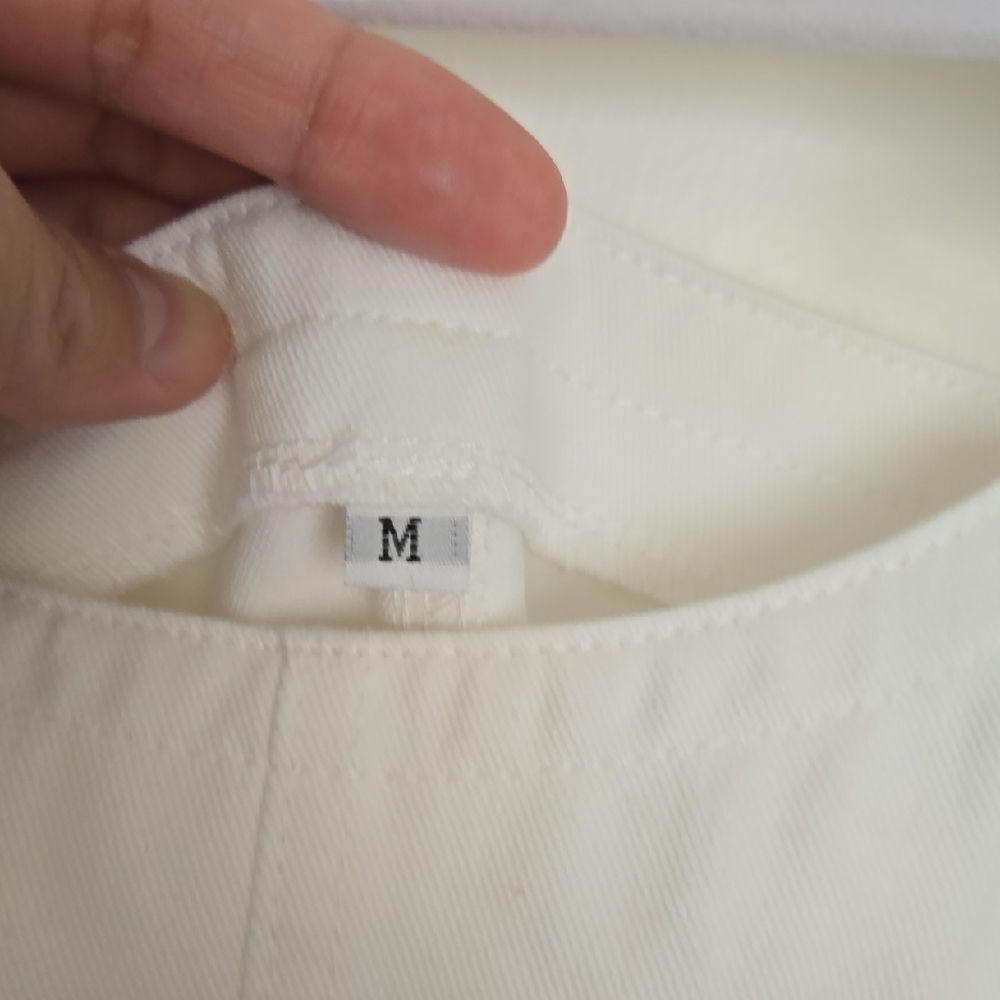 White Overalls with Silver Buckles - Picture 10 of 10